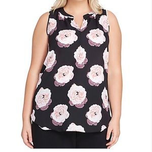 Tahari Floral Top